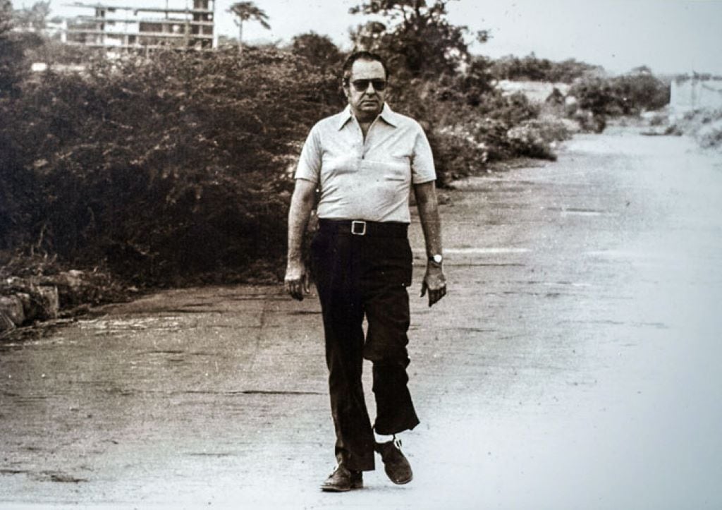 Pedro Joaquín Chamorro, periodista y director del diario 'La Prensa' de Nicaragua, captado en una imagen en blanco y negro.