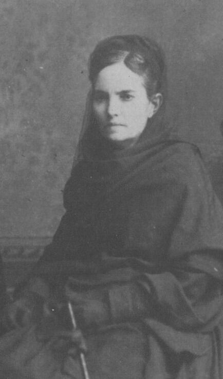 Juana Fernández Ferraz en febrero de 1889.