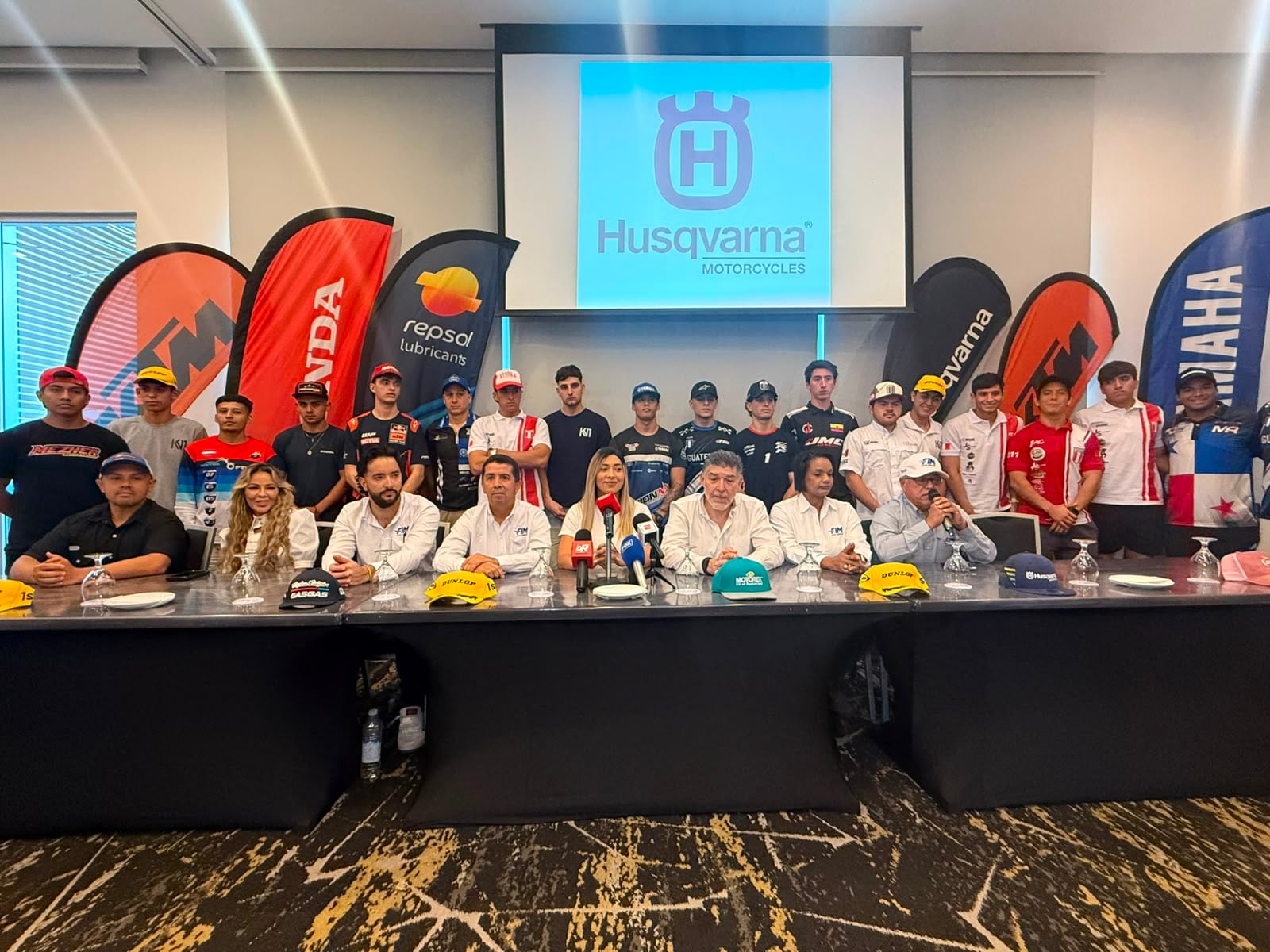 Así fue presentado el Latinoamericano de Motocross que organiza KN1, empresa de Keylor Navas.