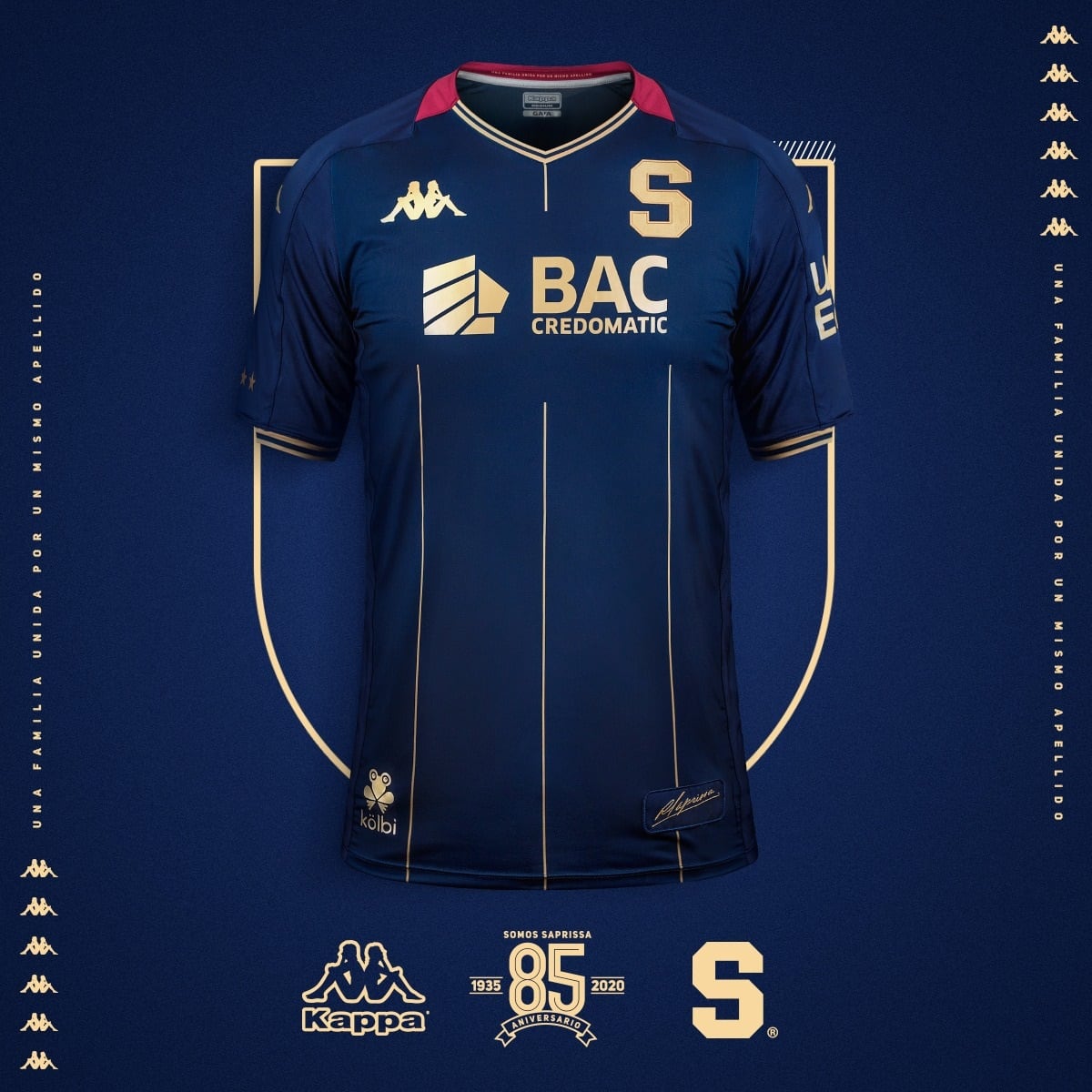 Tercer uniforme de Saprissa. Cortesía