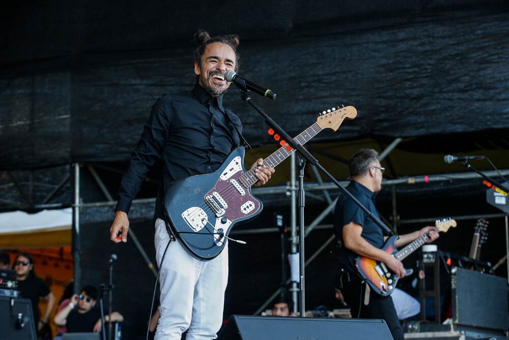 Rubén Albarrán vocalista de Café Tacvba agradeció poder visitar de nuevo Costa Rica y llevarse un poco de la buena energía. Adrián Soto.