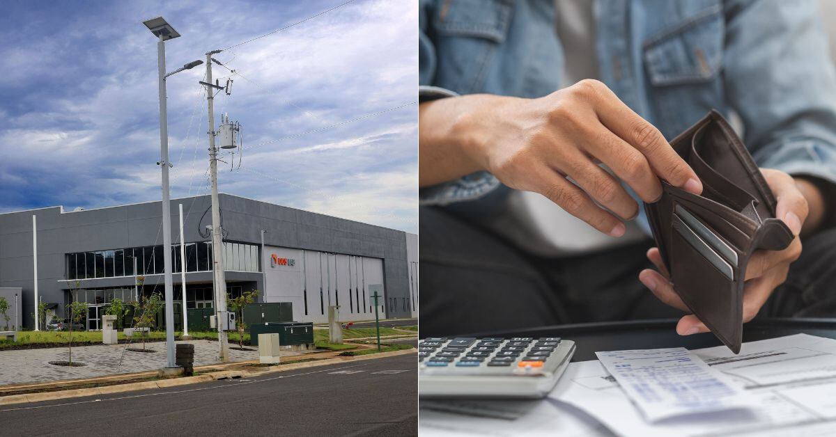 En la imagen una zona franca y una imagen ilustrativa de impuestos