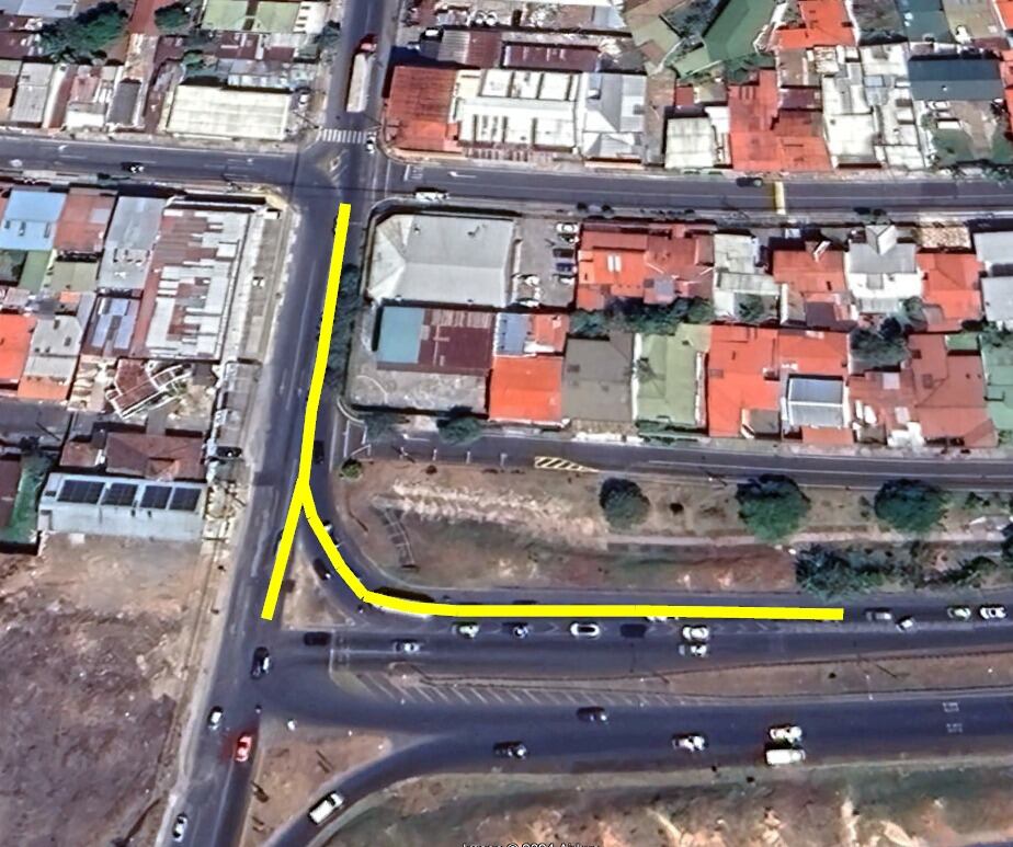 Estos carriles se mantendrán cerrados en horario nocturno este sábado, domingo y el próximo martes. Foto: Conavi.