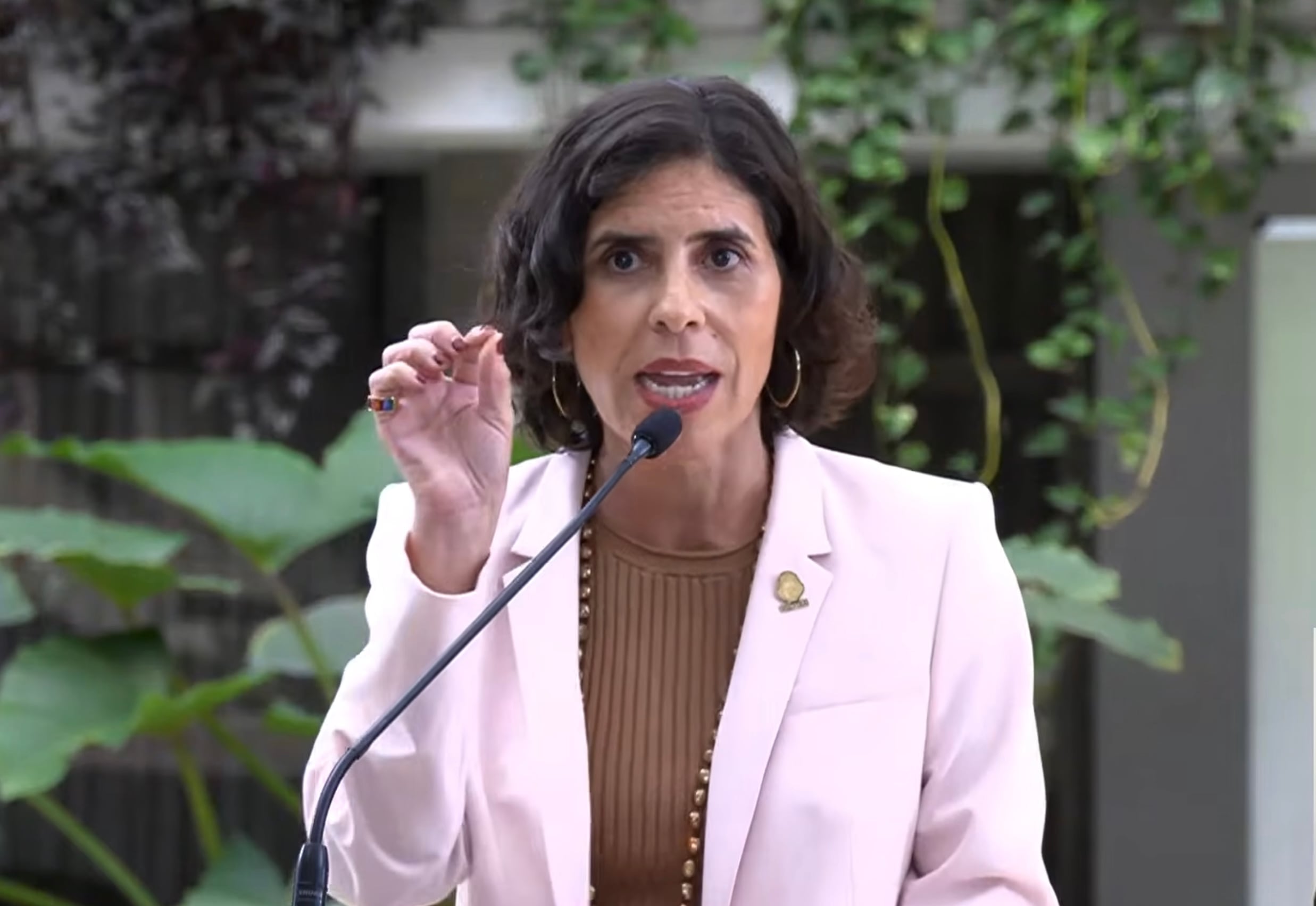 La ministra de Ciencia, Innovación, Tecnología y Telecomunicaciones, Paula Bogantes Zamora, defendió el 26 de agosto el canon escalonado para radio y televisión abierta y afirmó que cuatro televisoras llegarían a la tarifa marginal máxima de 7,73%.