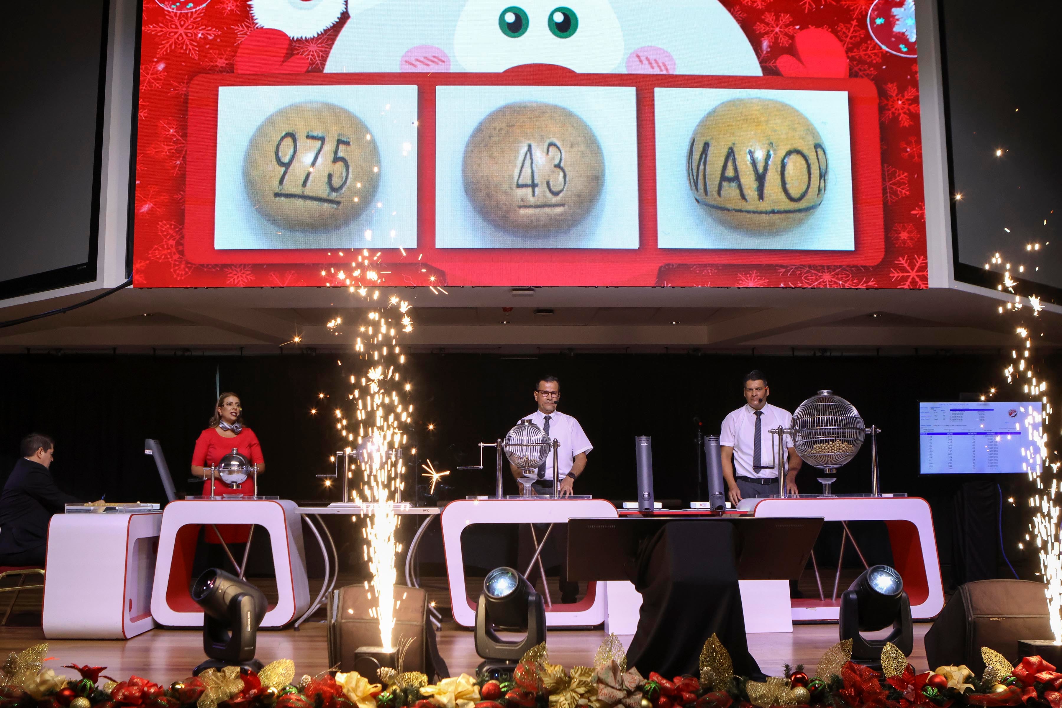 Premio mayor del sorteo del Gordo Navideño 2024