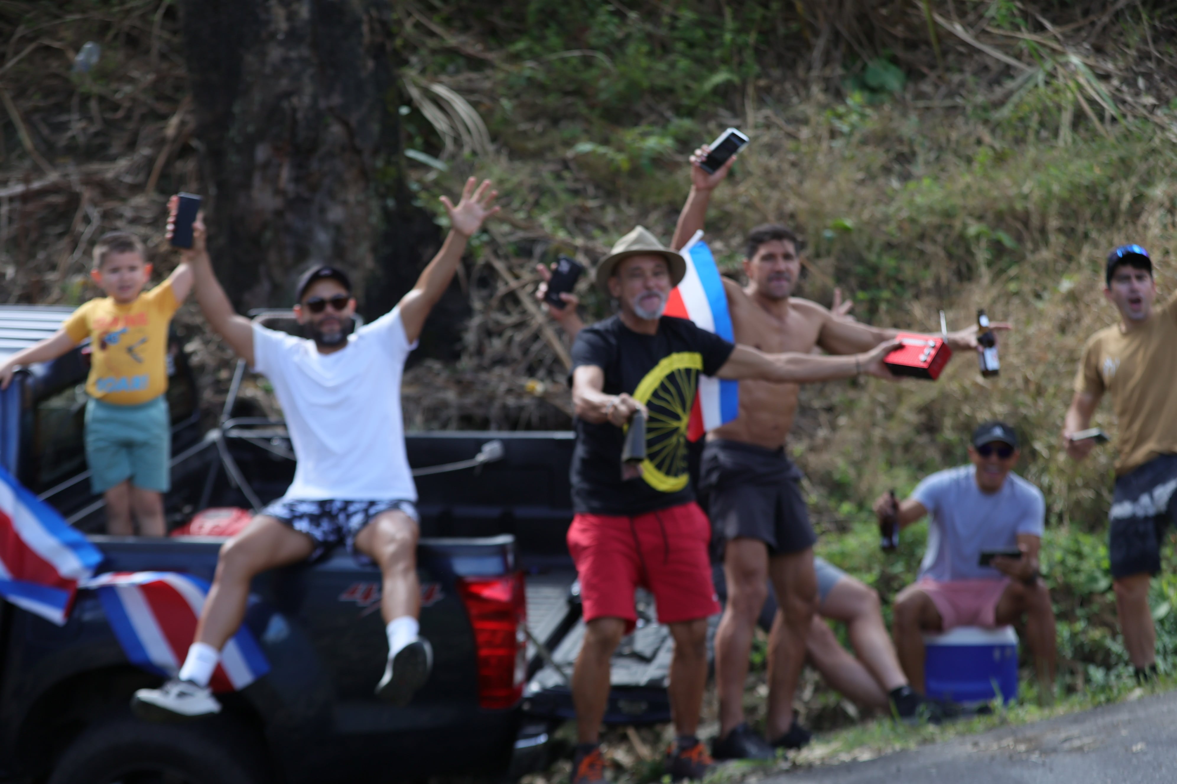 Vuelta a Costa Rica 2024 etapa 3 Saliendo de Ciudad Quesada llegando a la meta en Paraíso de Cartago / foto John Durán