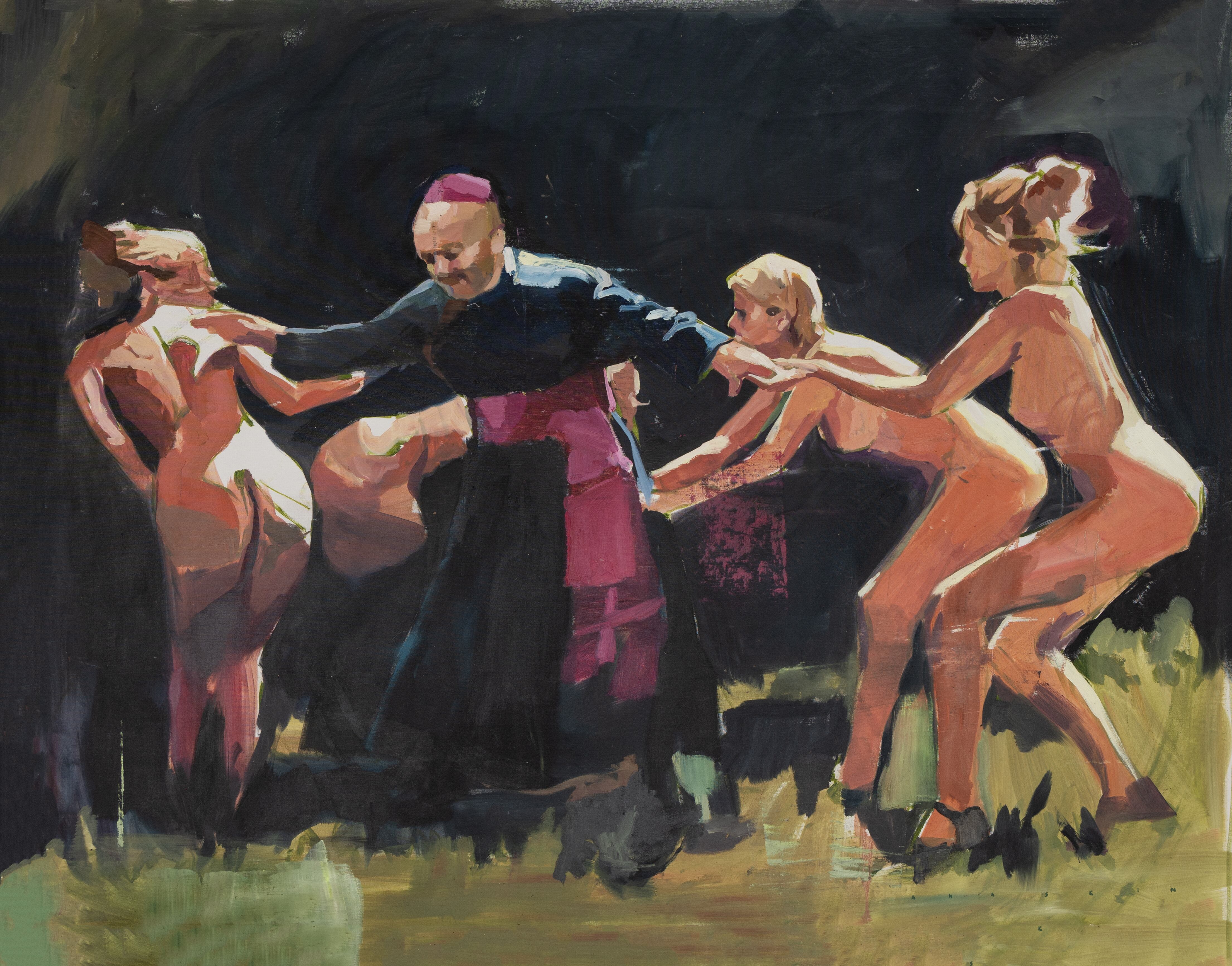 'Matisse' es un óleo sobre lienzo del pintor ruso  Phillip Anaskin.