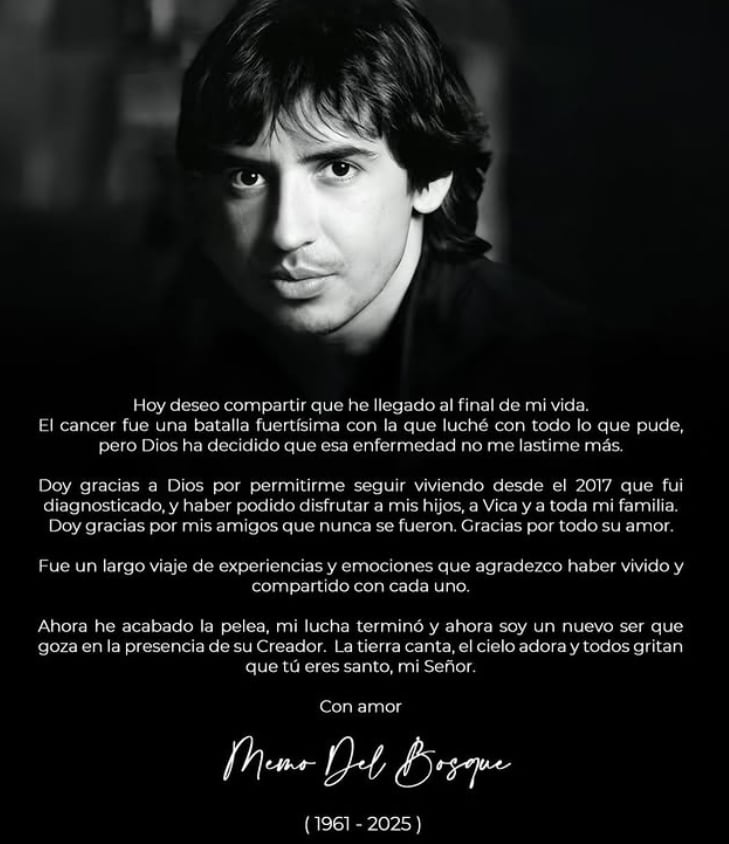 Memo del Bosque, productor mexicano y esposo de la costarricense Vica Andrade.