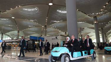 Presidente de Turquía inaugura nuevo aeropuerto internacional de Estambul