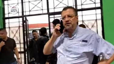 ‘¿Dónde está el ministro de Seguridad?’: La insistente pregunta de Chaves en Desamparados