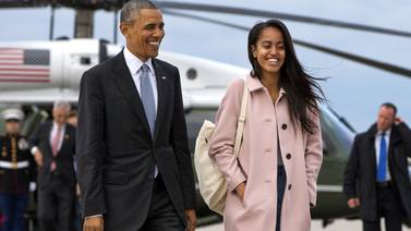 Malia Obama se tomará un año libre antes de entrar a Harvard en el 2017