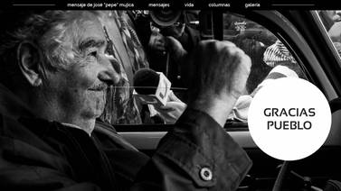 José Mujica estrena su página web a días de dejar la Presidencia de Uruguay