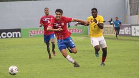 Selección Sub 20 de Costa Rica se llevó una alegría y un gran susto en el Premundial