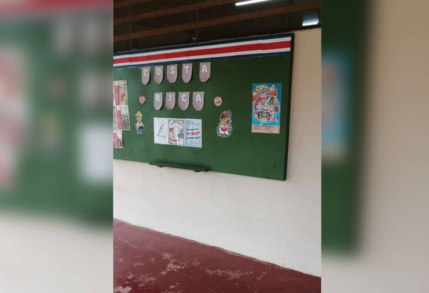 La escuela Chaparrón de Pital, en San Carlos, descubrió que el jueves 21 de setiembre, fueron robados varios de sus bienes. Foto: Chinchilla, corresponsal GN.