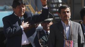 Ahmadineyad refuerza en Bolivia pacto contra EUA