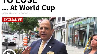 Luis Guillermo Solís espera que la Selección Nacional haga un buen papel en el Mundial