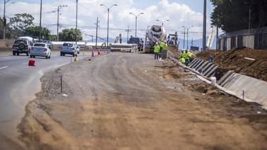 Obras en carretera San José-San Ramón afrontan atraso a un año de iniciadas