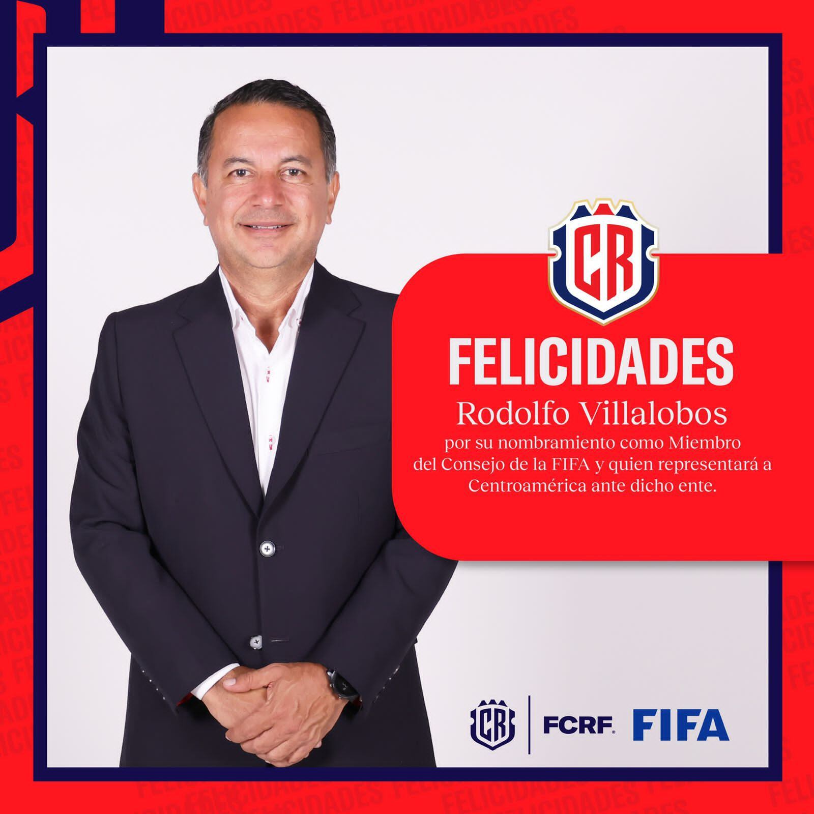 De esta forma la Fedefutbol informo sobre el nombramiento de Villalobos. (FCRF)