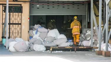  Alarma por bolsa de ropa que ardió en hospital Calderón Guardia