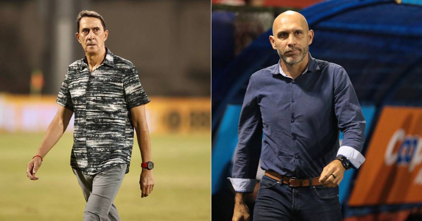 Alexandre Guimaraes y Luis Marín sostendrán un pulso desde el banquillo en el partido entre Liga Deportiva Alajuelense y San Carlos.