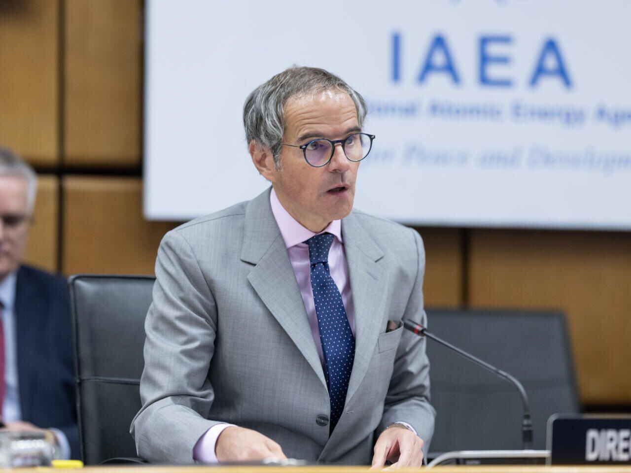 Rafael Grossi director de a Organización Internacional de Energía Atómica (OIEA), realizó un llamado a la calma a Irán e Israel. Foto: Joe Klamar/AFP/Archivos