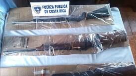 Policía detiene a dos hombres por caza ilegal en Guácimo