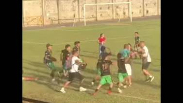Futbol Consultants expulsa a involucrados en pleito con disparos durante partido