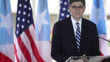 Secretario de Tesoro aboga ley de rescate a Puerto Rico