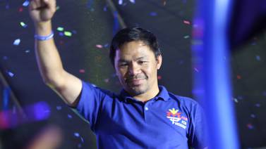 Exboxeador Pacquiao reconoce derrota en elecciones filipinas