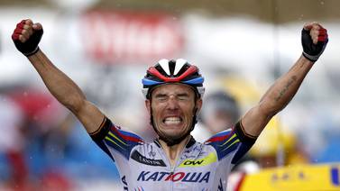 Chris Froome se mantiene en lo más alto del Tour de Francia en etapa ganada por 'Purito' Rodríguez