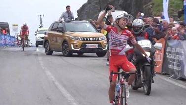 Kevin Rivera se luce al ganar etapa reina de la Vuelta al Táchira y es campeón virtual de la montaña 