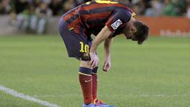 Lionel Messi sufrió rotura en el bíceps femoral de su pierna izquierda 