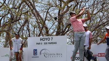 Costarricenses quedan eliminados del torneo de golf Costa Rica Classic