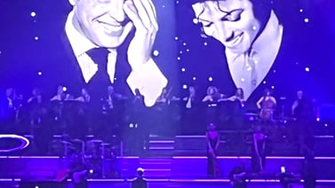 Luis Miguel cantó con Michael Jackson y Sinatra en el primer ‘show’ de su gira internacional