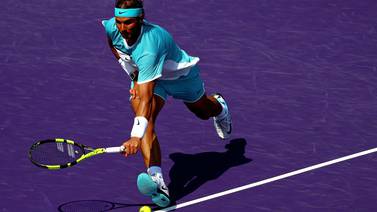 Rafael Nadal abandonó por lesión el Masters 1.000 de Miami