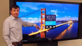 Microsoft busca imponerse en las salas de conferencias con una tableta gigante