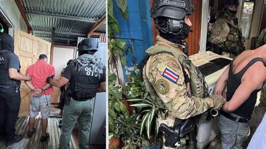 Capturados sujetos que amenazaron con AK-47 a agentes del OIJ en Lindavista de Río Azul