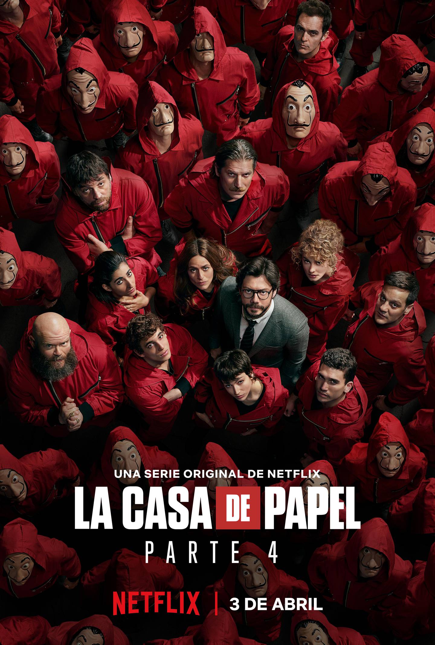 Cuarta temporada de 'La Casa de Papel'. Fotografía: Netflix para La Nación