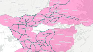 Mapa: estos son los sitios donde AyA racionará agua hasta el 4 de febrero