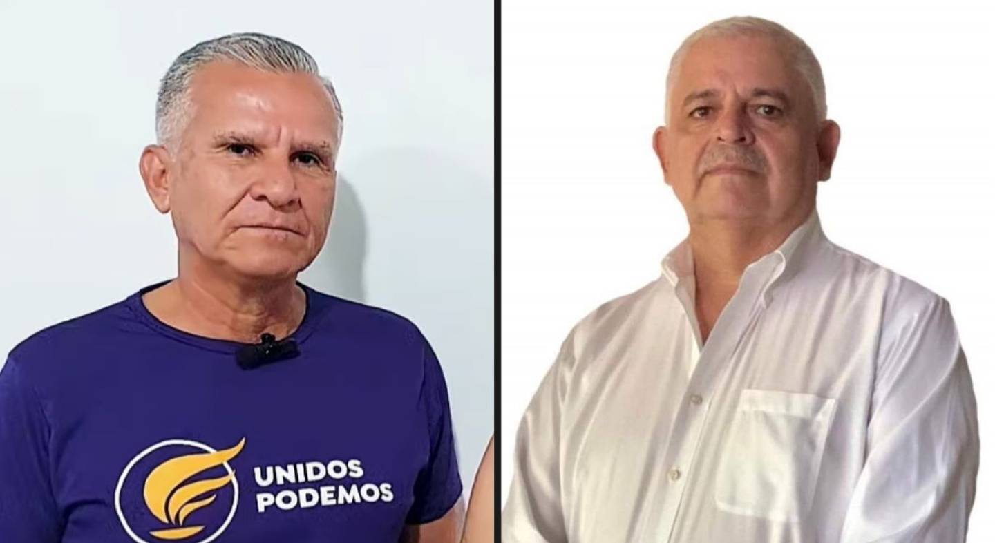 Alexander Elizondo (izq.) y Javier Bogantes (der.) fueron electos alcaldes de Cañas y Abangares, respectivamente, el pasado 4 de febrero.
