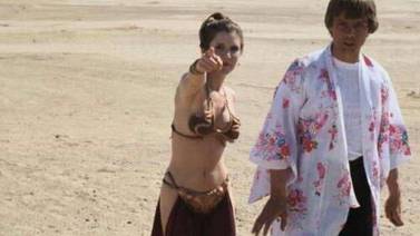 Mark Hamill recordó a Carrie Fisher en fotografía inédita de rodaje de ‘Star Wars’