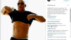 Vin Diesel niega haber perdido sus abdominales