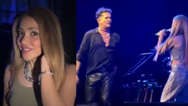 Shakira sorprendió a Carlos Vives entrando a tarima en pleno concierto en Miami