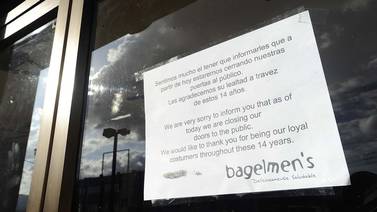  Cierre de operaciones de Bagelmen’s deja a 110 personas sin trabajo