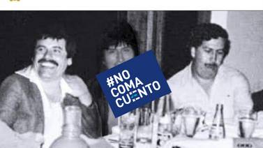 #NoComaCuento: Foto de Evo Morales junto a Pablo Escobar y Joaquín ‘Chapo’ Guzmán es un montaje
