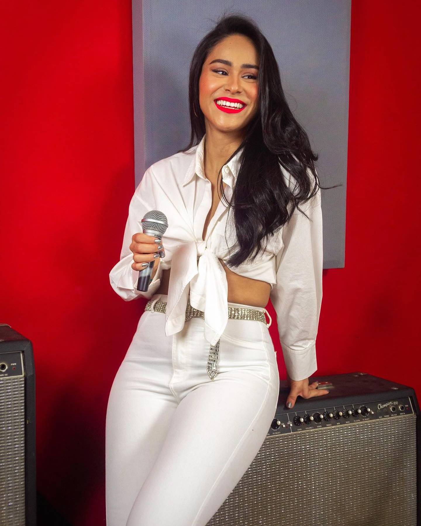 La cantante Melannie Otárola interpretará los mejores éxitos de Selena. Instagram.
