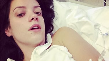 Lily Allen está hospitalizada debido a un virus estomacal