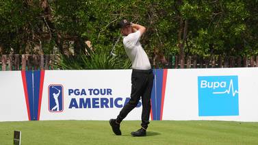 Golfista tico Paul Chaplet completa una sobresaliente jornada en torneo profesional en México