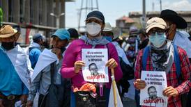 Manifestación en Guatemala contra posible reelección de fiscala sancionada por EE. UU.