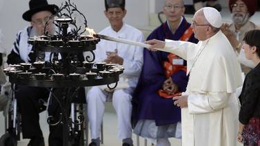  Papa clausura jornada por la paz con un llamado contra las guerras